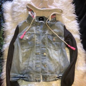 BDG hoodie jean jacket